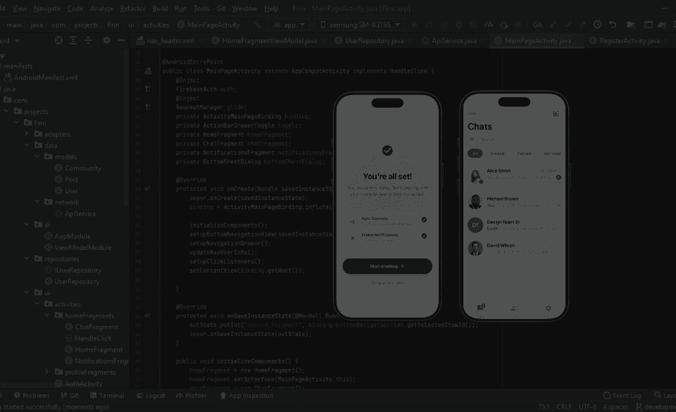 LiveChat project background